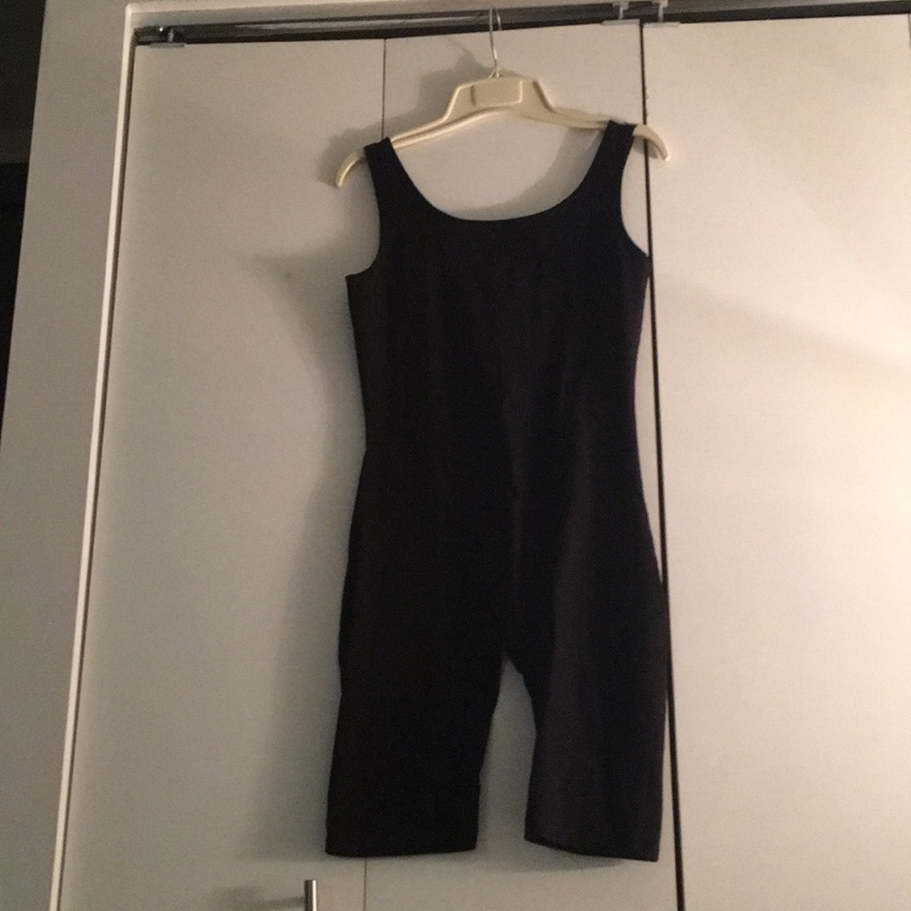NWOT  cotton/spandex short unitard/yoga bodysuit